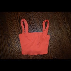 Nen Orange crop top